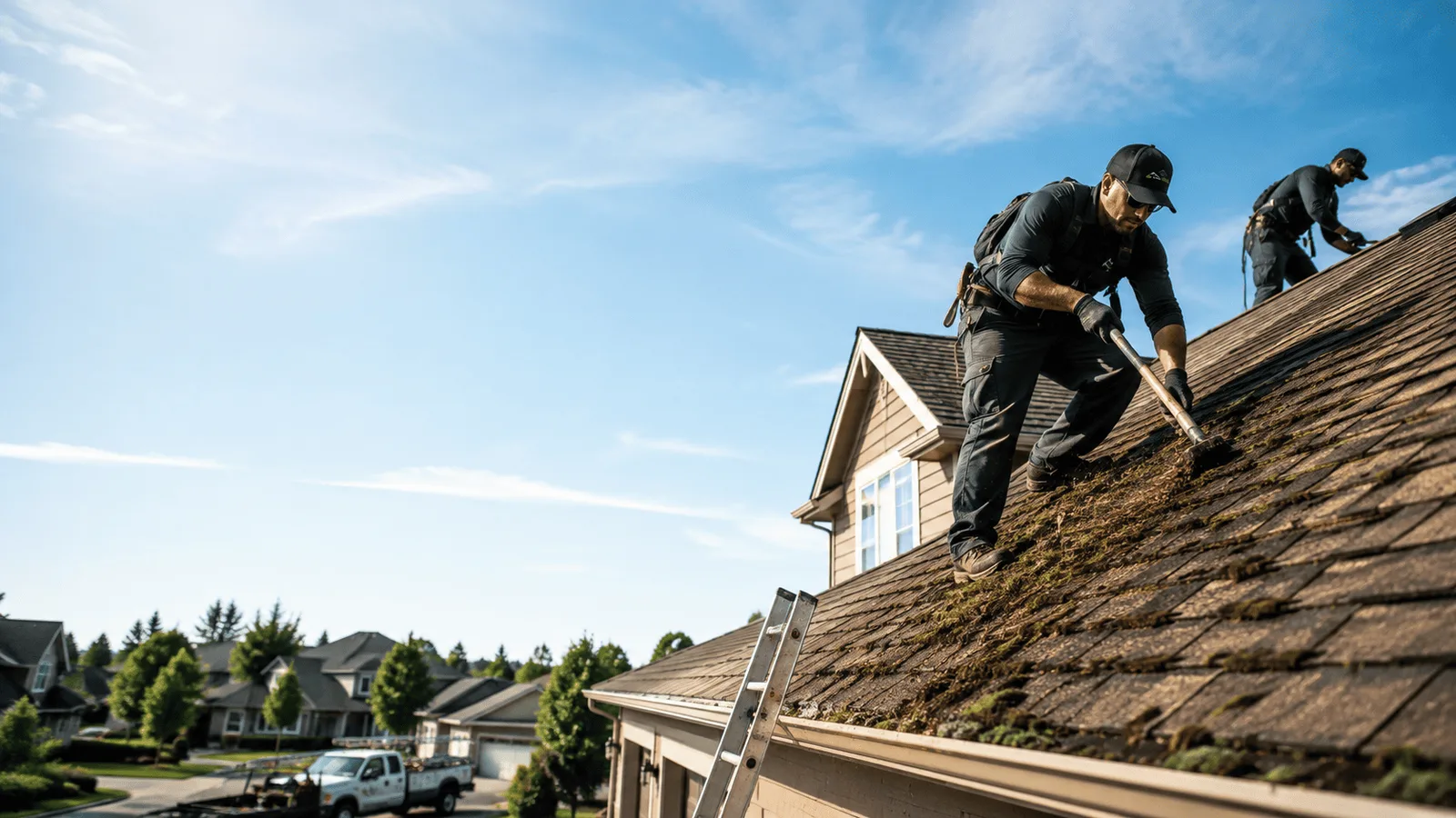 Roof Moss Removal in Rosebush, MI near me